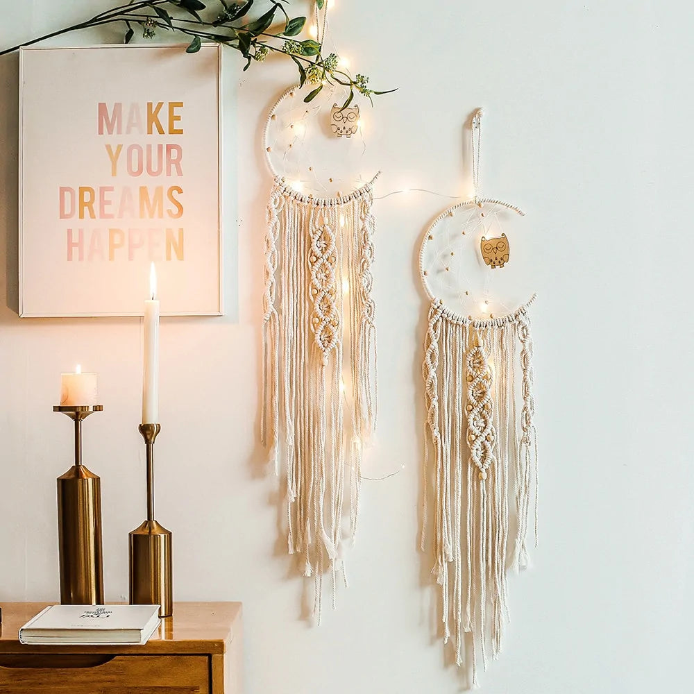 Starlit Harmony: Macrame Wall Decor - YLJ Art Shop