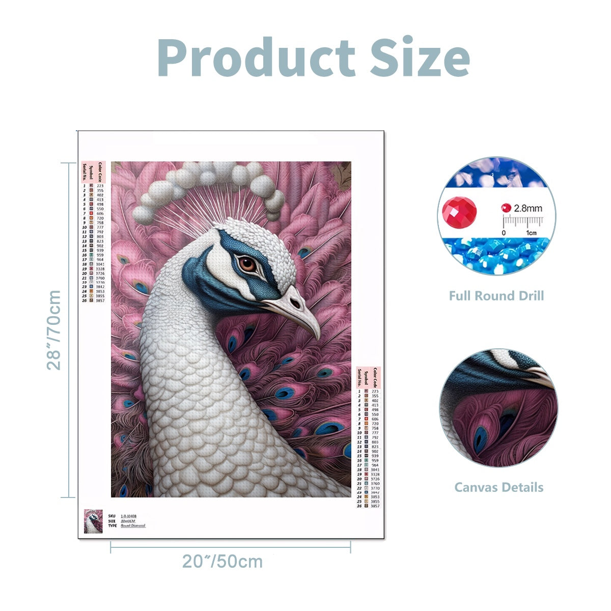 Regal Splendor – 5D Diamond Painting Kit (50x70 cm / 20"x28") | Round Acrylic Drills