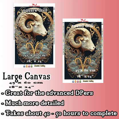 Aries - Horoscope Diamond Painting Kit - YLJ ArtShop - YLJ Art Shop