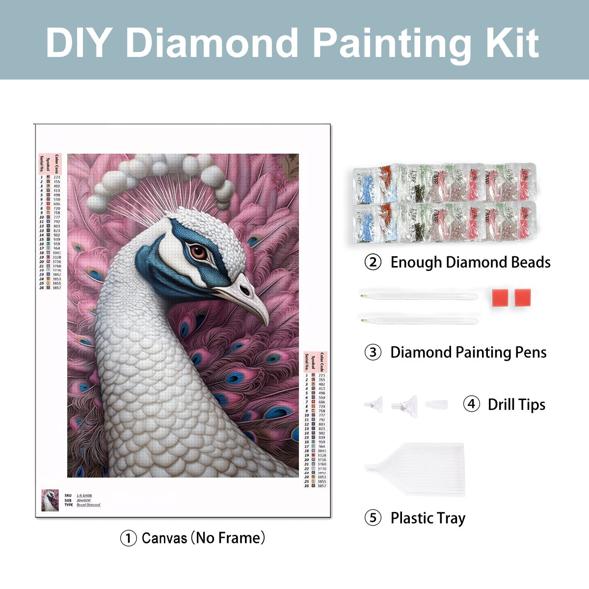 Regal Splendor – 5D Diamond Painting Kit (50x70 cm / 20"x28") | Round Acrylic Drills