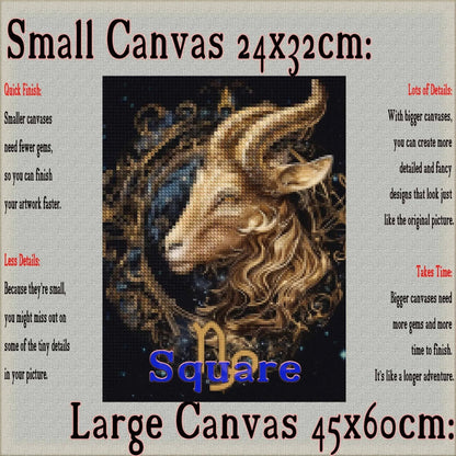 Capricorn - Horoscope Diamond Painting Kit - YLJ ArtShop - YLJ Art Shop