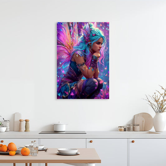 Prism Fluttera – 5D Diamond Painting Kit (50x70 cm / 20"x28") | Round Acrylic Drills