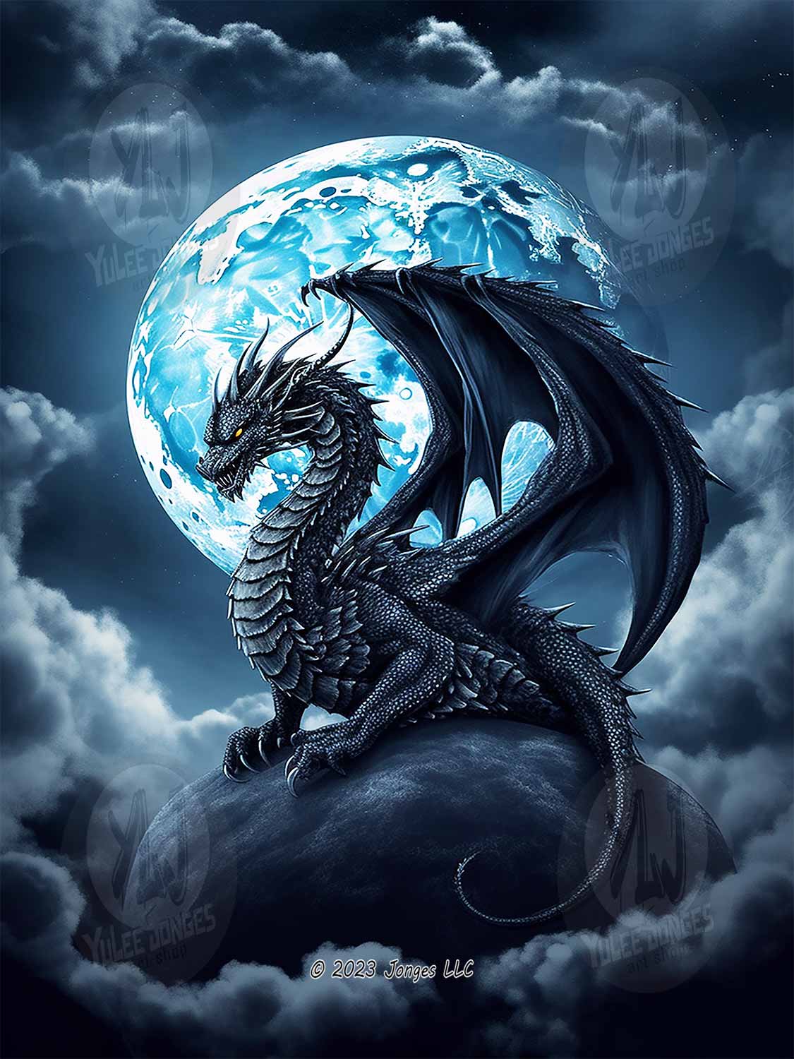 Celestial Dragon - Dragon Diamond Painting Kit - YLJ Art Shop - YLJ Art Shop