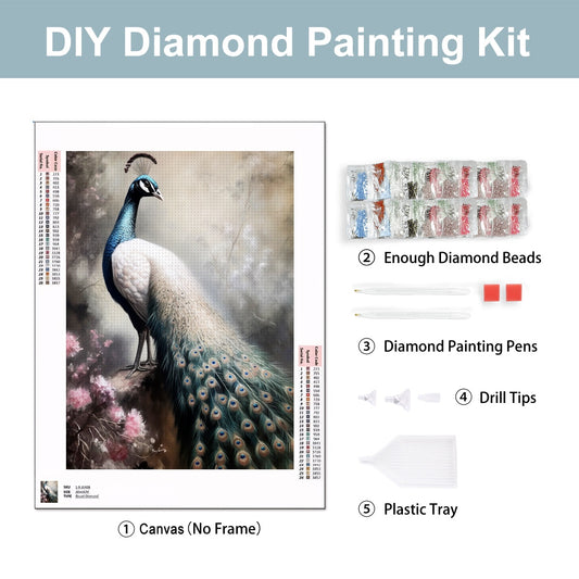 Ethereal Elegance – 5D Diamond Painting Kit (50x70 cm / 20"x28") | Round Acrylic Drills