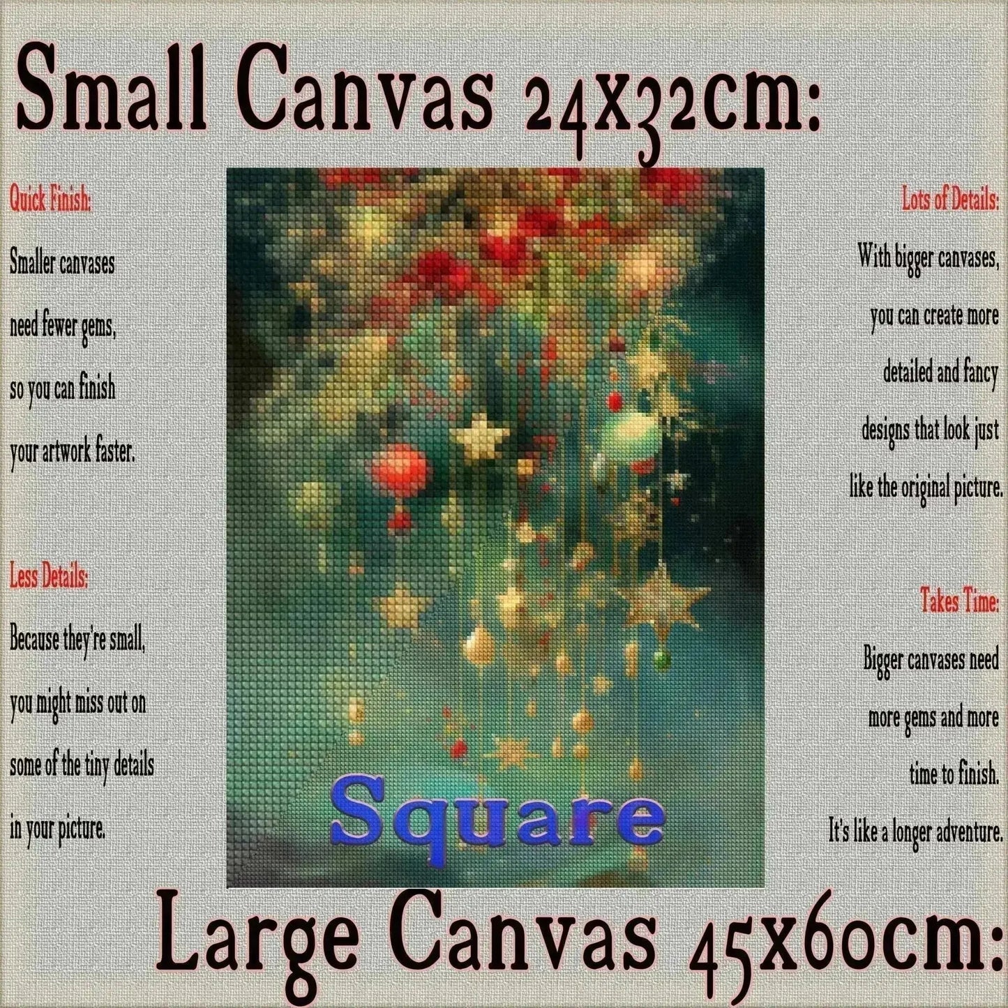 Deck the Halls in Diamonds - Christmas Diamond Painting Kits - YLJ Art Shop - YLJ Art Shop