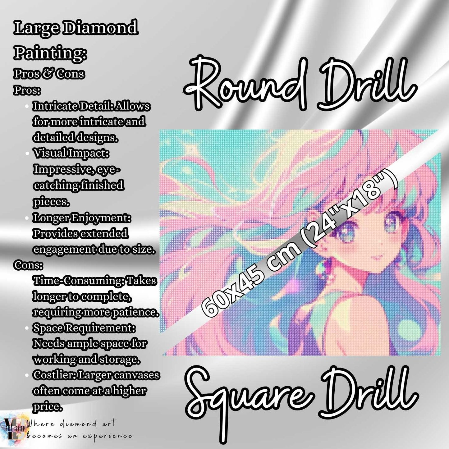 Dreamy Starlight - Anime Diamond Painting Kit - YLJ Art Shop - YLJ Art Shop