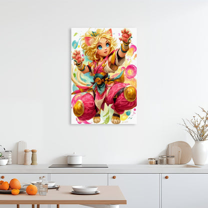 Pawko Power – 5D Diamond Painting Kit (50x70 cm / 20"x28") | Round Acrylic Drills