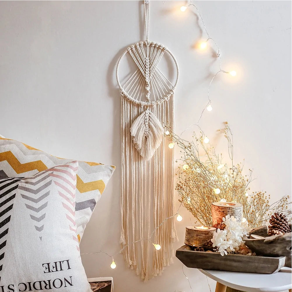 Starlit Harmony: Macrame Wall Decor - YLJ Art Shop