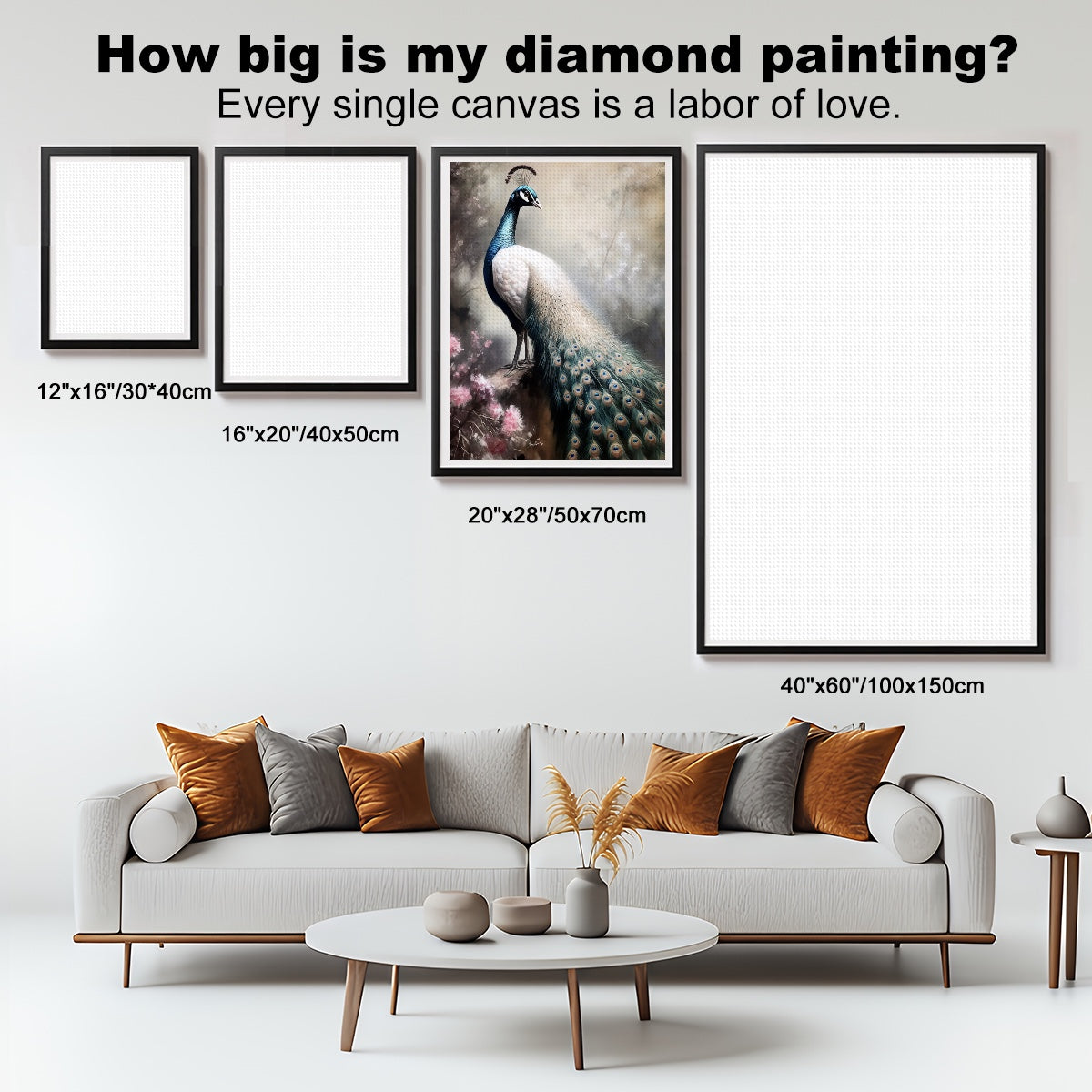 Ethereal Elegance – 5D Diamond Painting Kit (50x70 cm / 20"x28") | Round Acrylic Drills