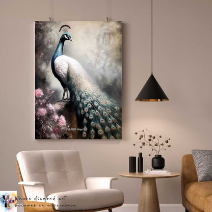 Ethereal Elegance - Peacock Diamond Painting Kit - YLJ Art Shop - YLJ Art Shop