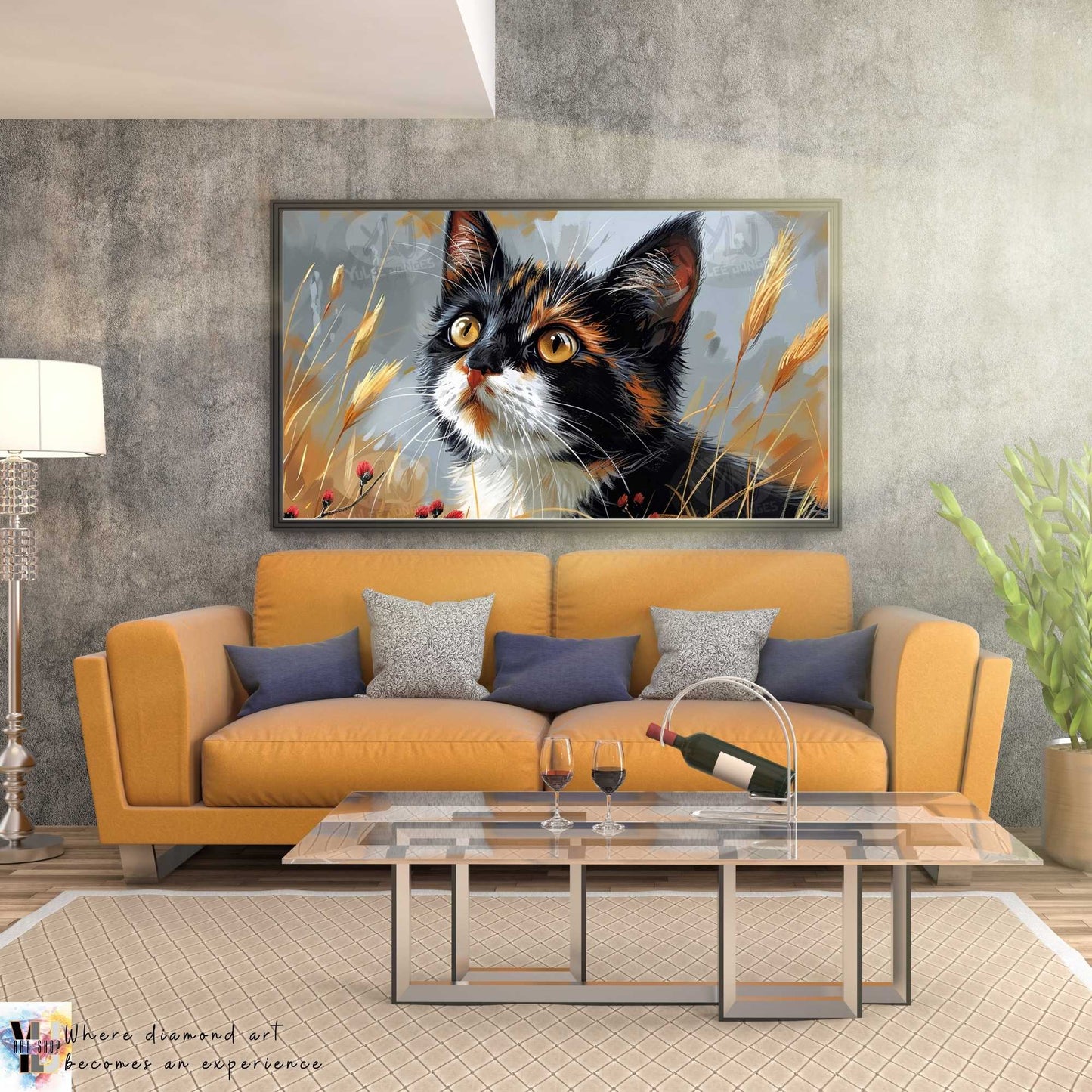 Field of Dreams - Cat Diamond Painting Kit - YLJ Art Shop - YLJ Art Shop