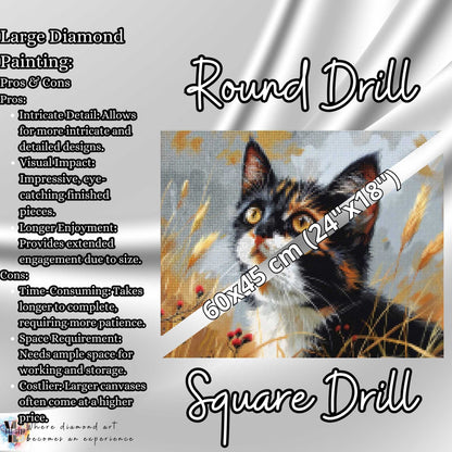 Field of Dreams - Cat Diamond Painting Kit - YLJ Art Shop - YLJ Art Shop