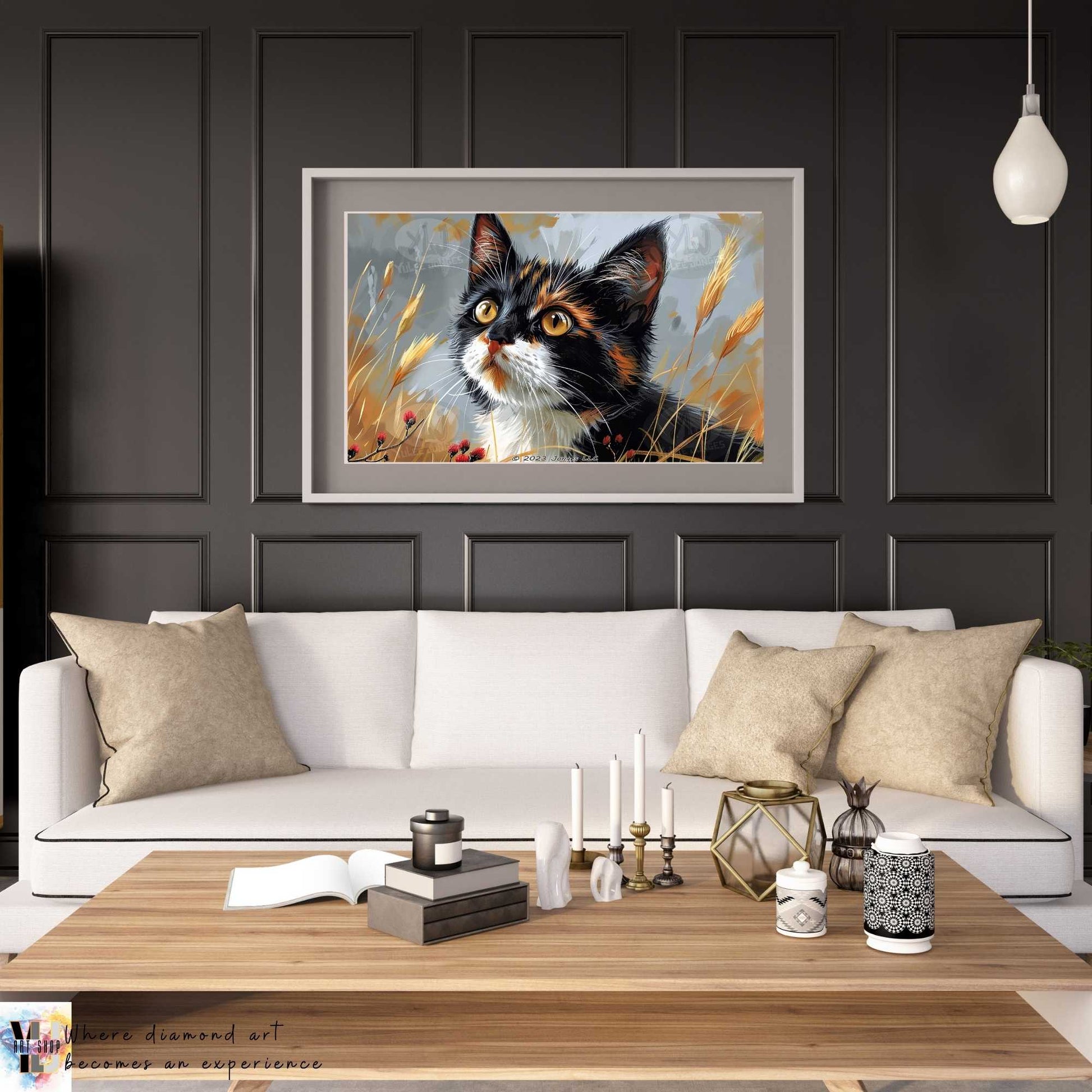 Field of Dreams - Cat Diamond Painting Kit - YLJ Art Shop - YLJ Art Shop