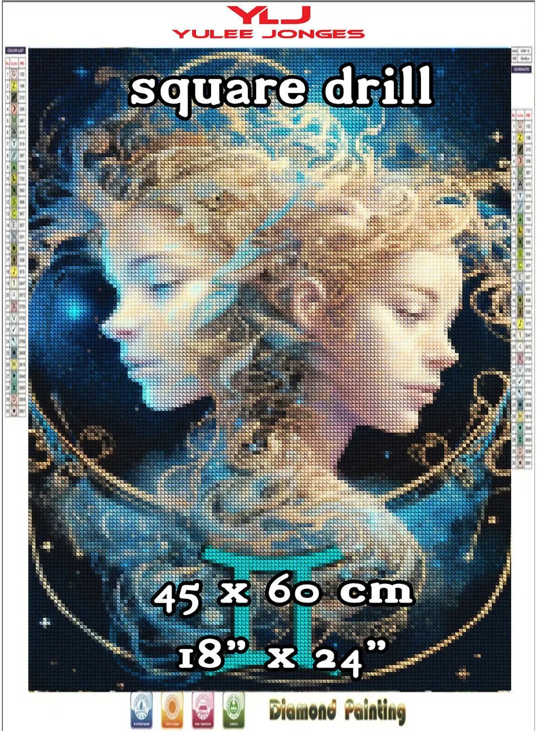 Gemini - Horoscope Diamond Painting Kit - YLJ ArtShop - YLJ Art Shop