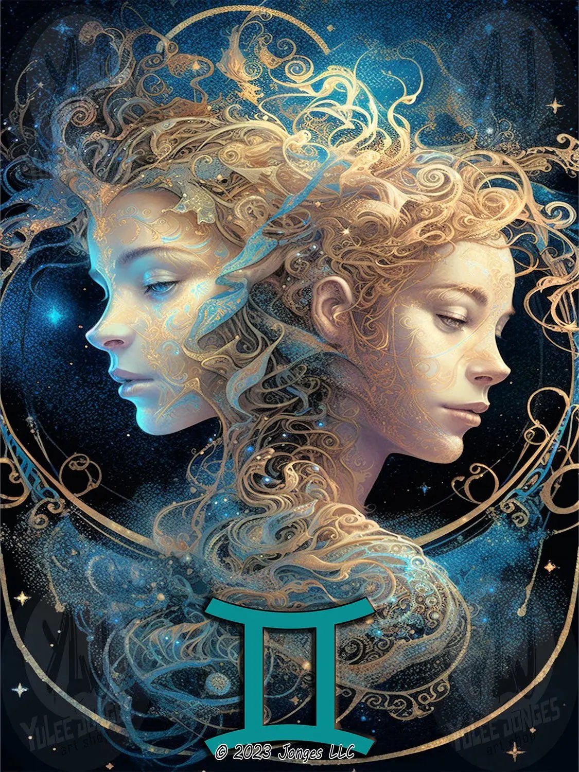 Gemini - Horoscope Diamond Painting Kit - YLJ ArtShop - YLJ Art Shop