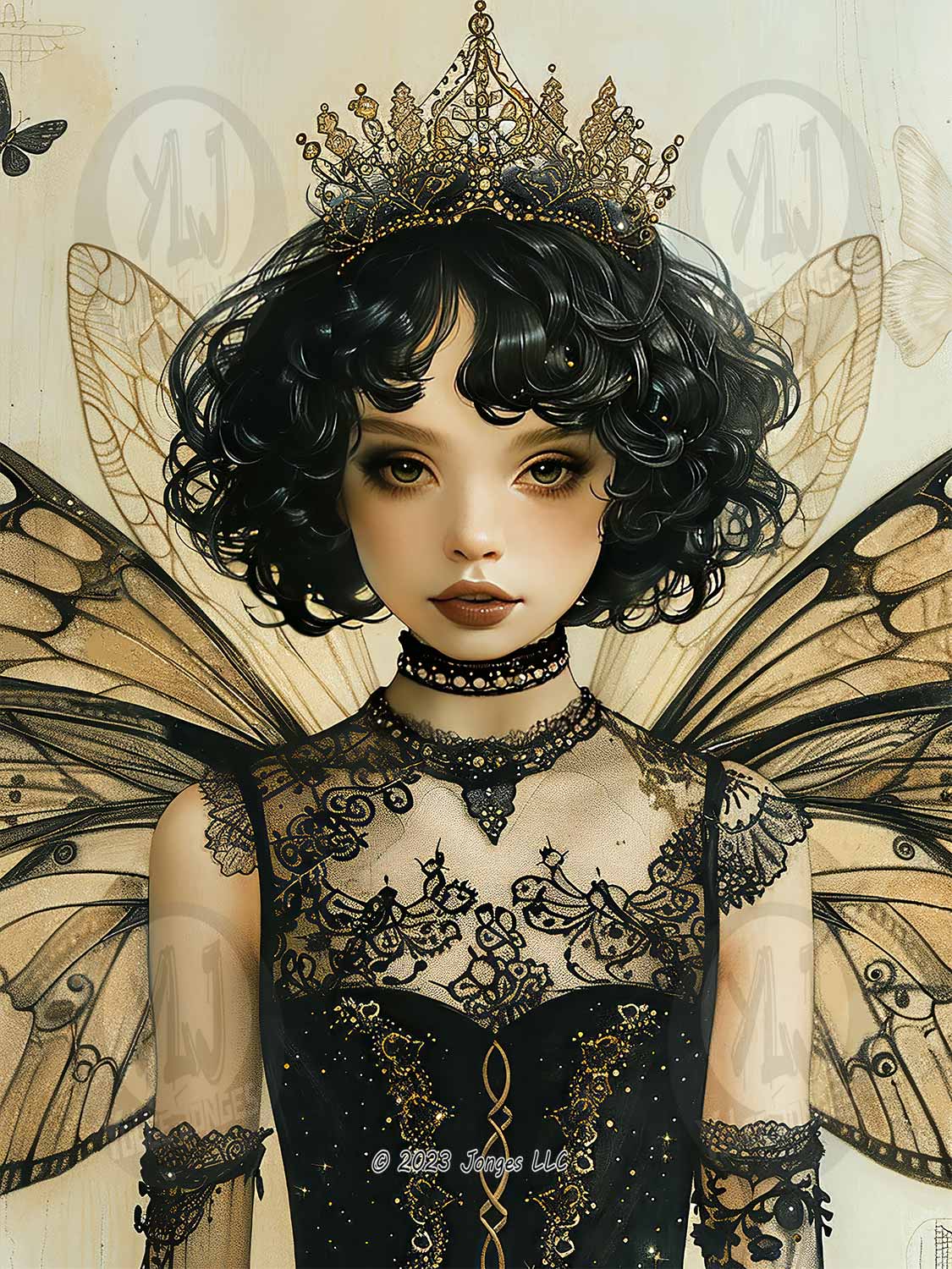 Gothic Butterfly Queen - Gothic Diamond Painting Kit - YLJ Art Shop - YLJ Art Shop