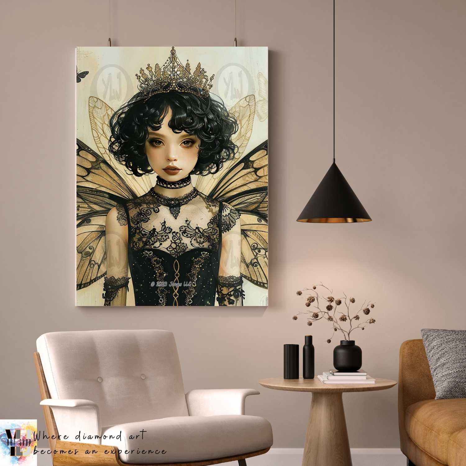 Gothic Butterfly Queen - Gothic Diamond Painting Kit - YLJ Art Shop - YLJ Art Shop