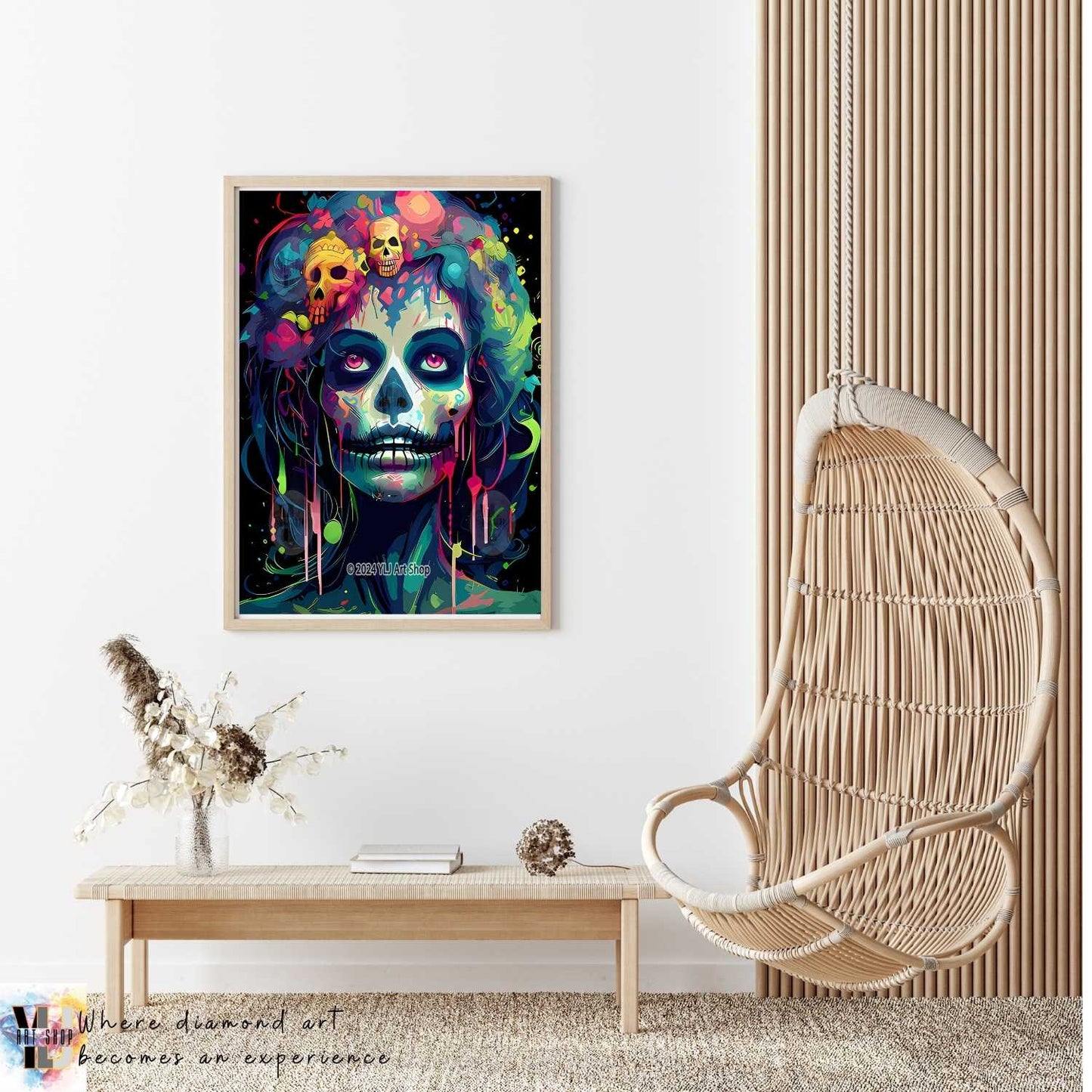 Nightmare Skull - Horror Diamond Painting Kit - YLJ Art Shop - YLJ Art Shop