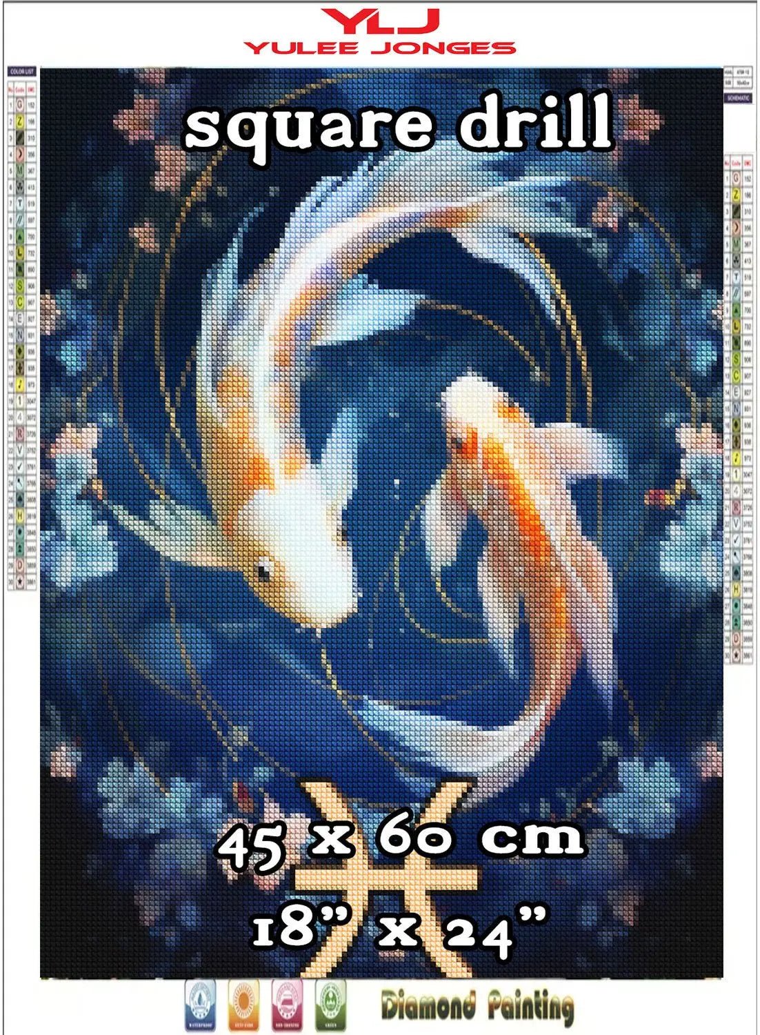 Pisces - Horoscope Diamond Painting Kit - YLJ ArtShop - YLJ Art Shop