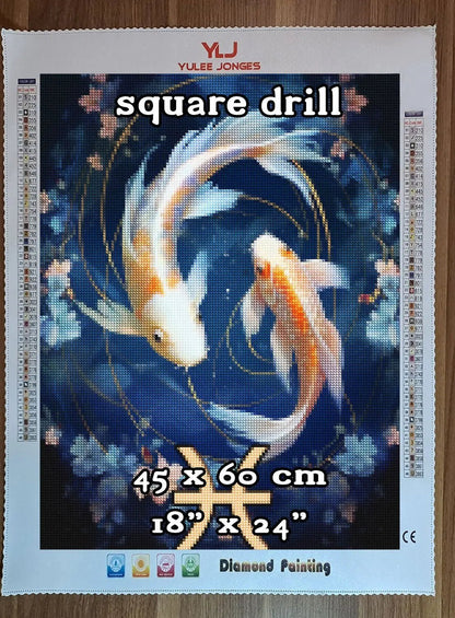 Pisces - Horoscope Diamond Painting Kit - YLJ ArtShop - YLJ Art Shop