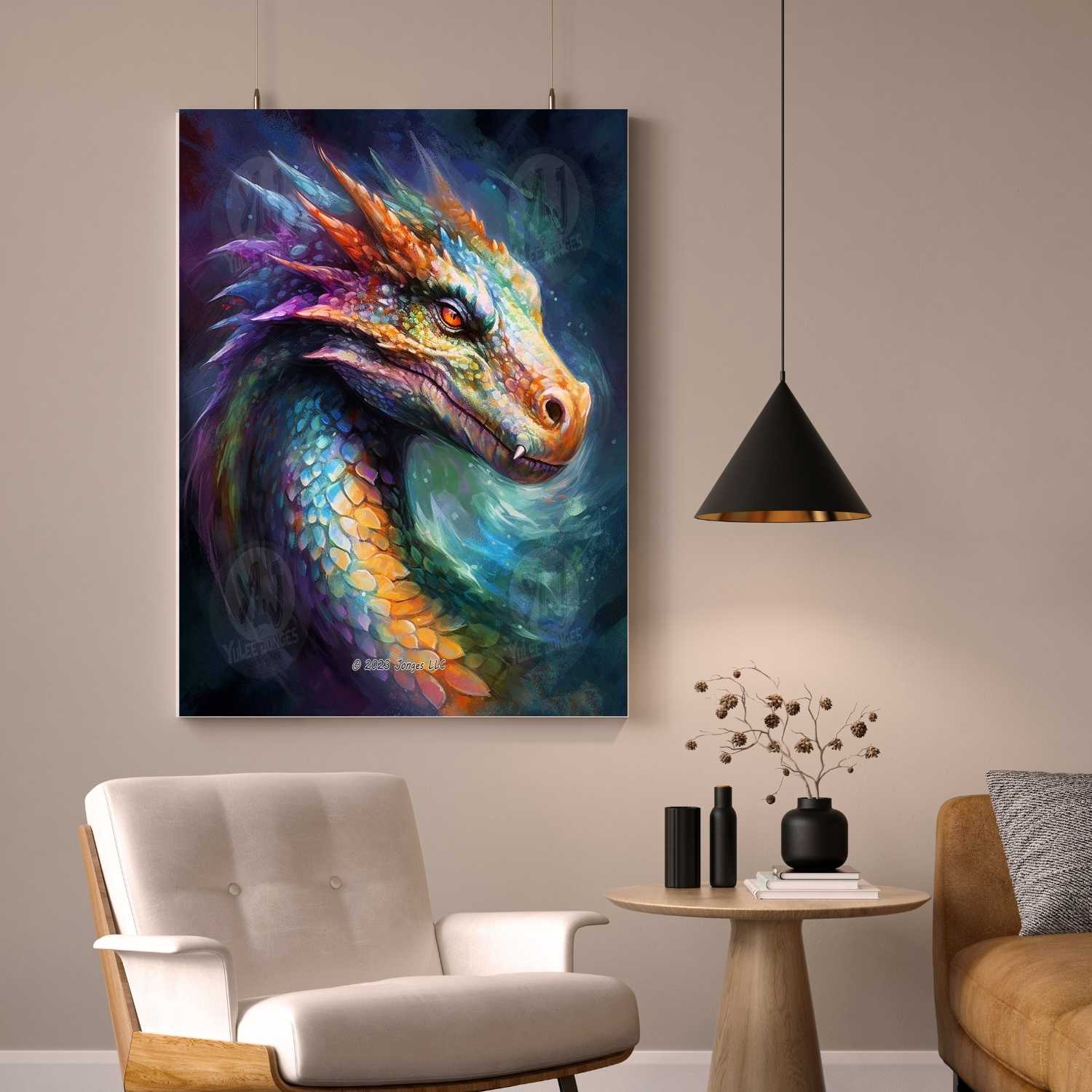 Rainbow Dragon - Dragon Diamond Painting Kit - YLJ Art Shop - YLJ Art Shop