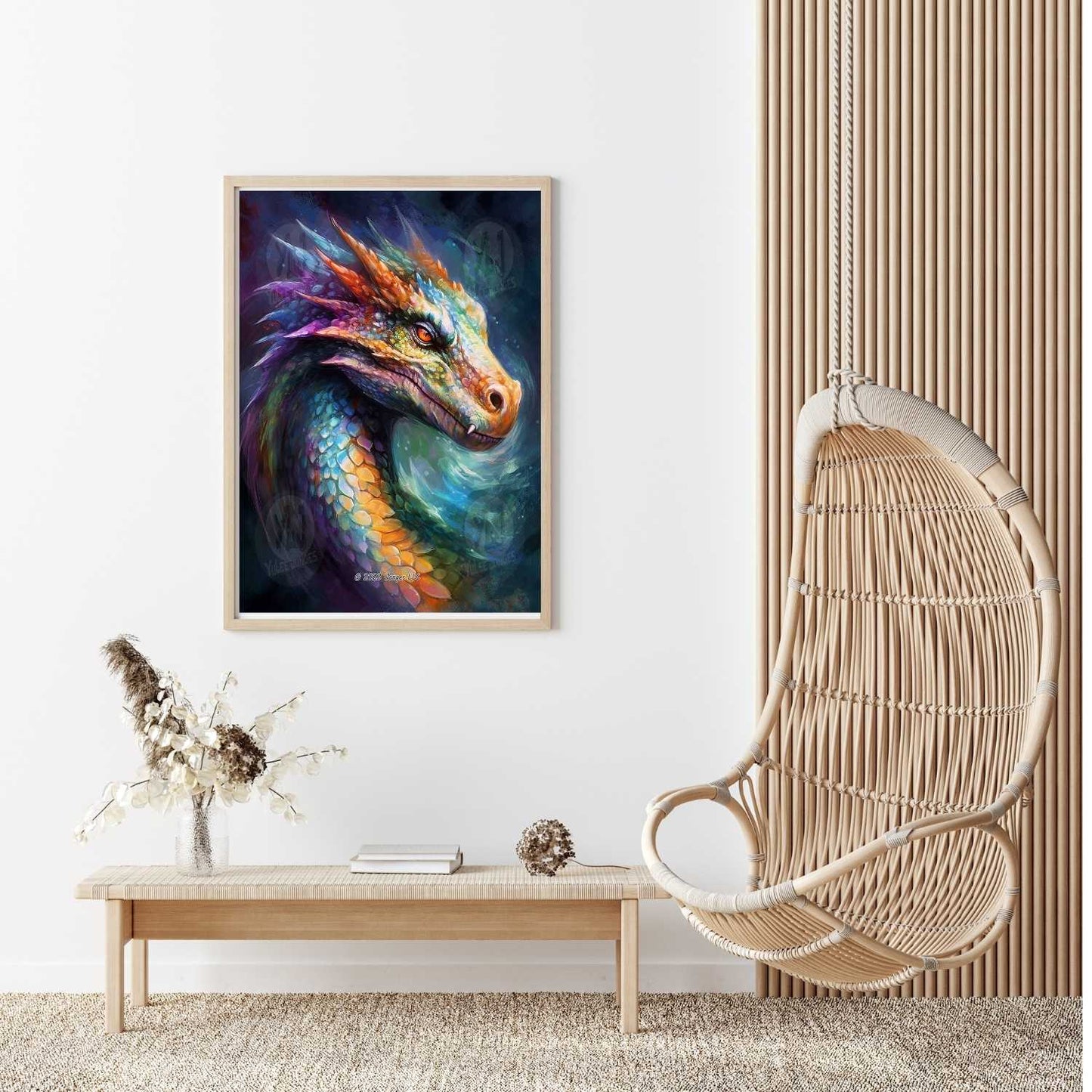 Rainbow Dragon - Dragon Diamond Painting Kit - YLJ Art Shop - YLJ Art Shop