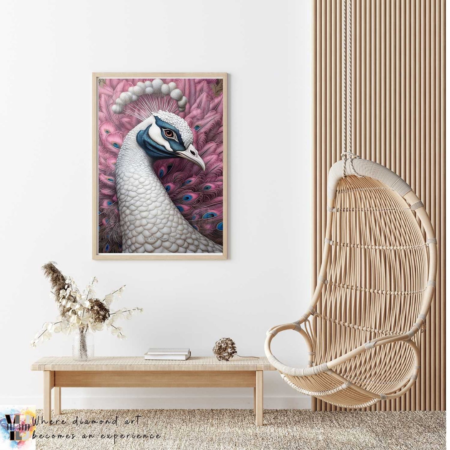 Regal Splendor - Peacock Diamond Painting Kit - YLJ Art Shop - YLJ Art Shop