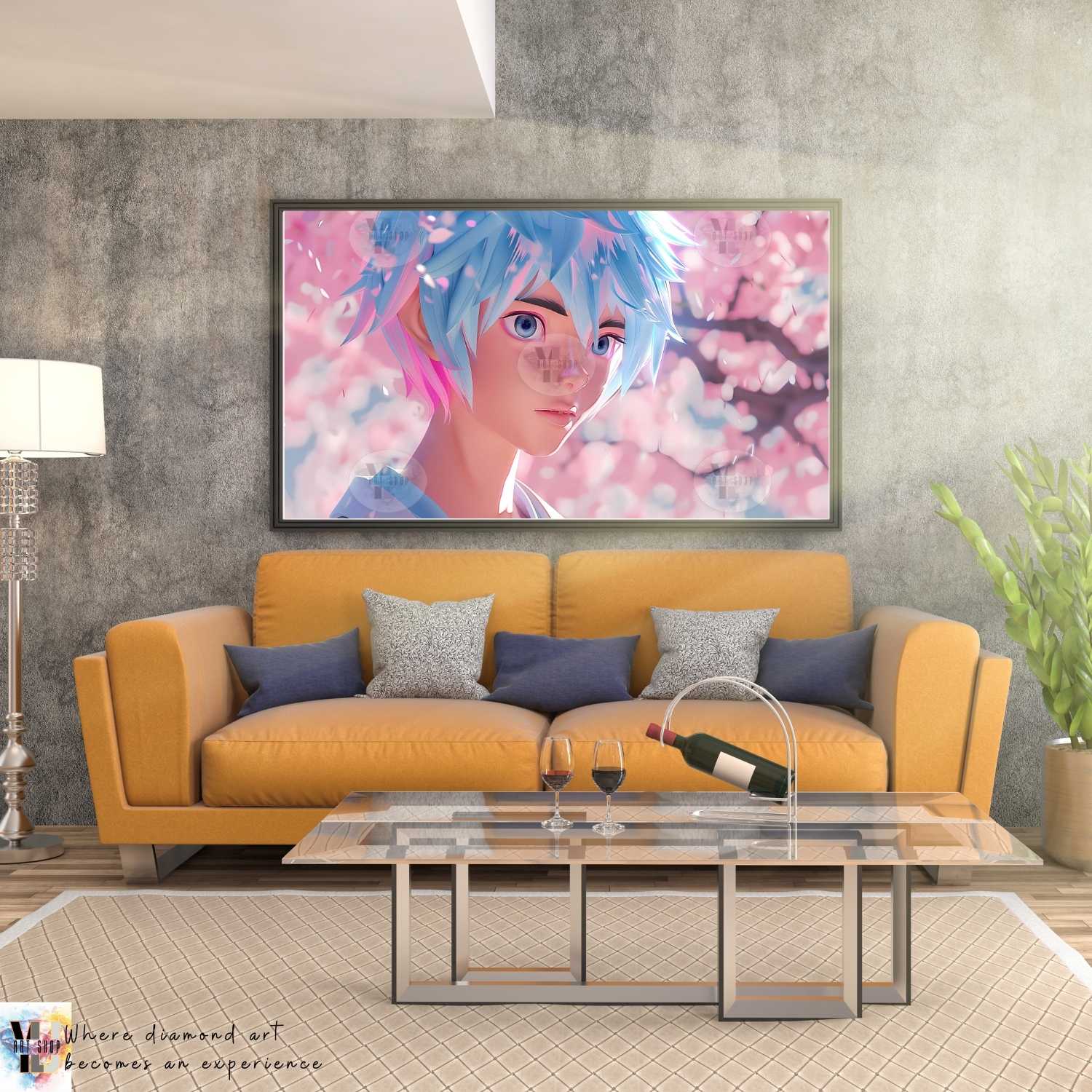 Sakura Breeze - Anime Diamond Painting Kit - YLJ Art Shop - YLJ Art Shop