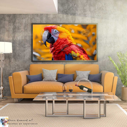 Sunset Harmony Parrot - Parrot Diamond Painting Kit - YLJ Art Shop - YLJ Art Shop