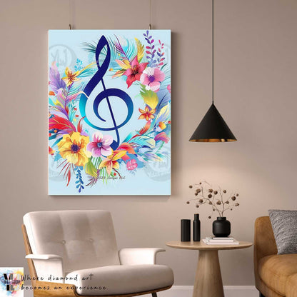 Symphony in Bloom - Flowers Diamond Painting Kit - YLJ Art Shop - YLJ Art Shop