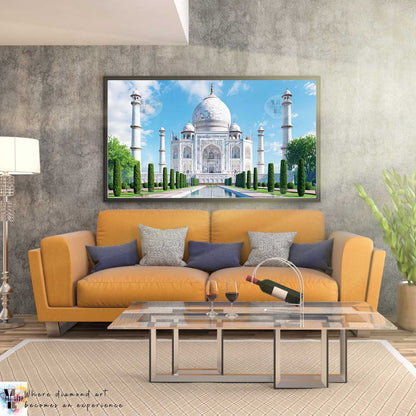 Taj Mahal Splendor - Landmarks Diamond Painting Kit - YLJ Art Shop - YLJ Art Shop