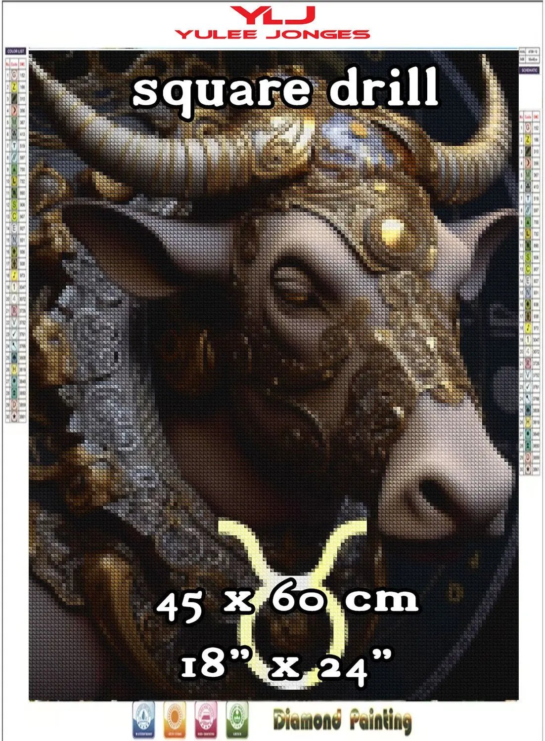 Taurus - Horoscope Diamond Painting Kit - YLJ ArtShop - YLJ Art Shop