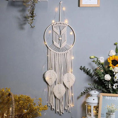 Starlit Harmony: Macrame Wall Decor - YLJ Art Shop