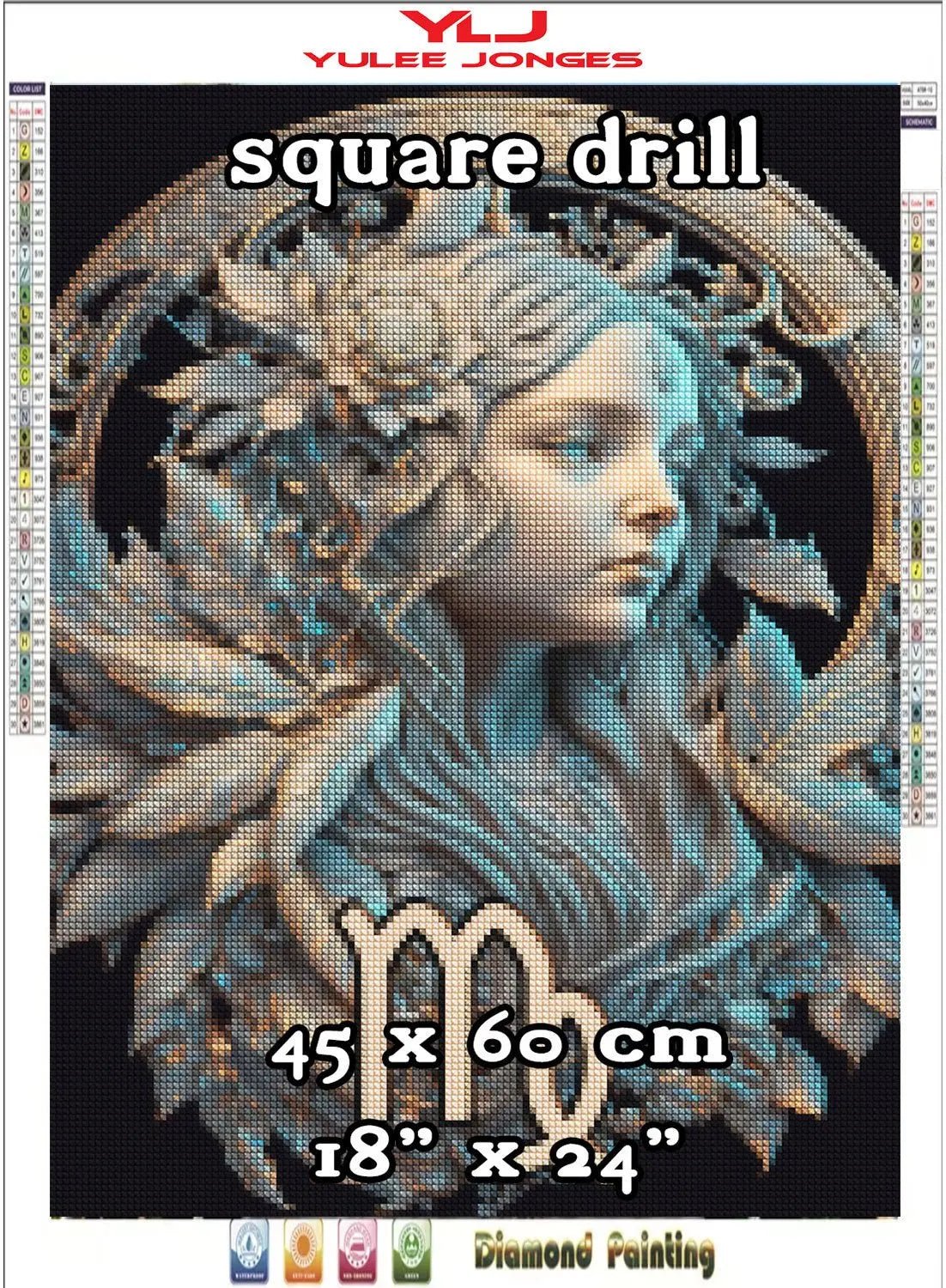 Virgo - Horoscope Diamond Painting Kit - YLJ ArtShop - YLJ Art Shop