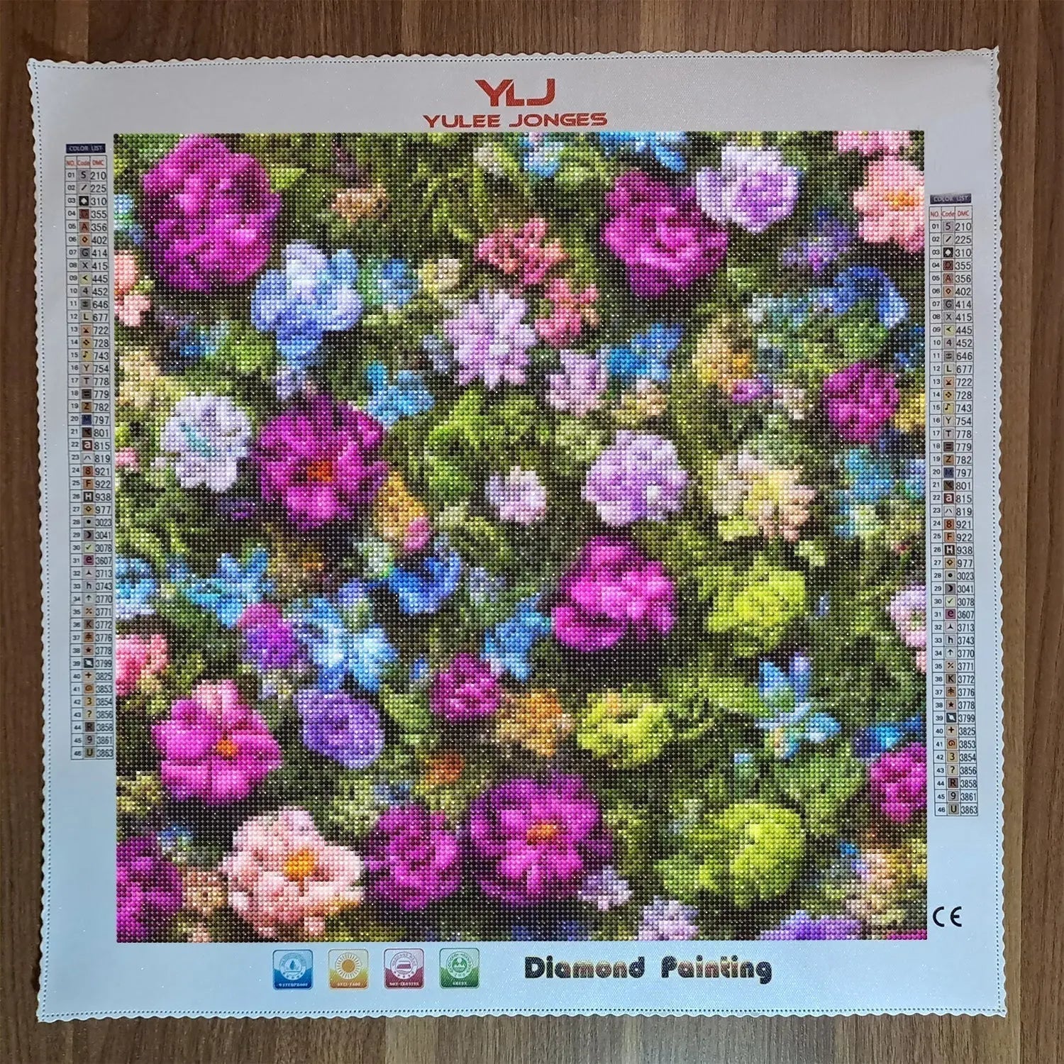 Wall of Flowers - Full Drill Diamond Painting Kit - YLJ Art Shop - YLJ Art Shop