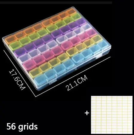 56 Grids Diamond Painting Drills Storage Box - YLJ Art Shop