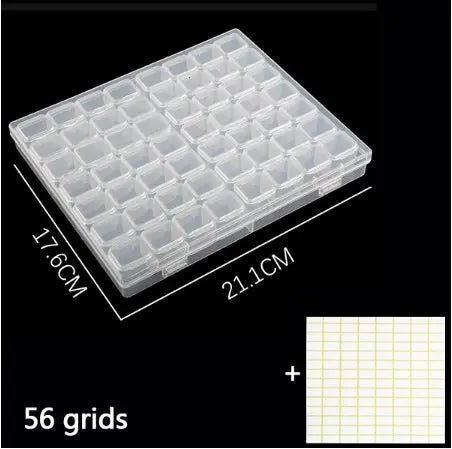 56 Grids Diamond Painting Drills Storage Box - YLJ Art Shop