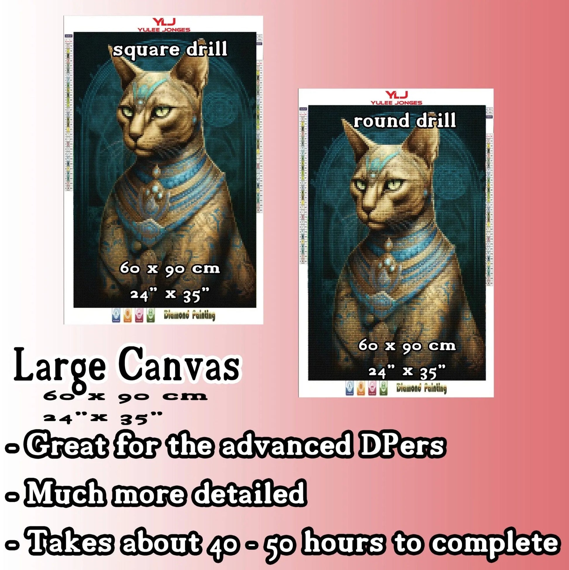 Ancient Beauty - Egyptian Cat Diamond Painting Kit - YLJ Art Shop - YLJ Art Shop