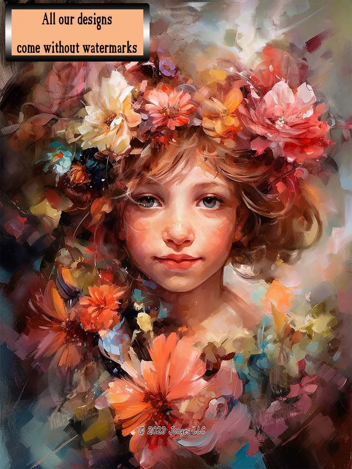 Blossom Fairy's Secret Garden - Portrait Diamond Painting Kit - YLJ Art Shop - YLJ Art Shop