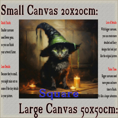 Cat's Cauldron - Halloween Diamond Painting Kit - YLJ Art Shop - YLJ Art Shop