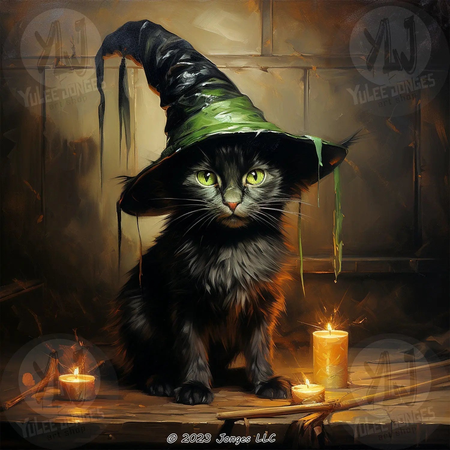 Cat's Cauldron - Halloween Diamond Painting Kit - YLJ Art Shop - YLJ Art Shop