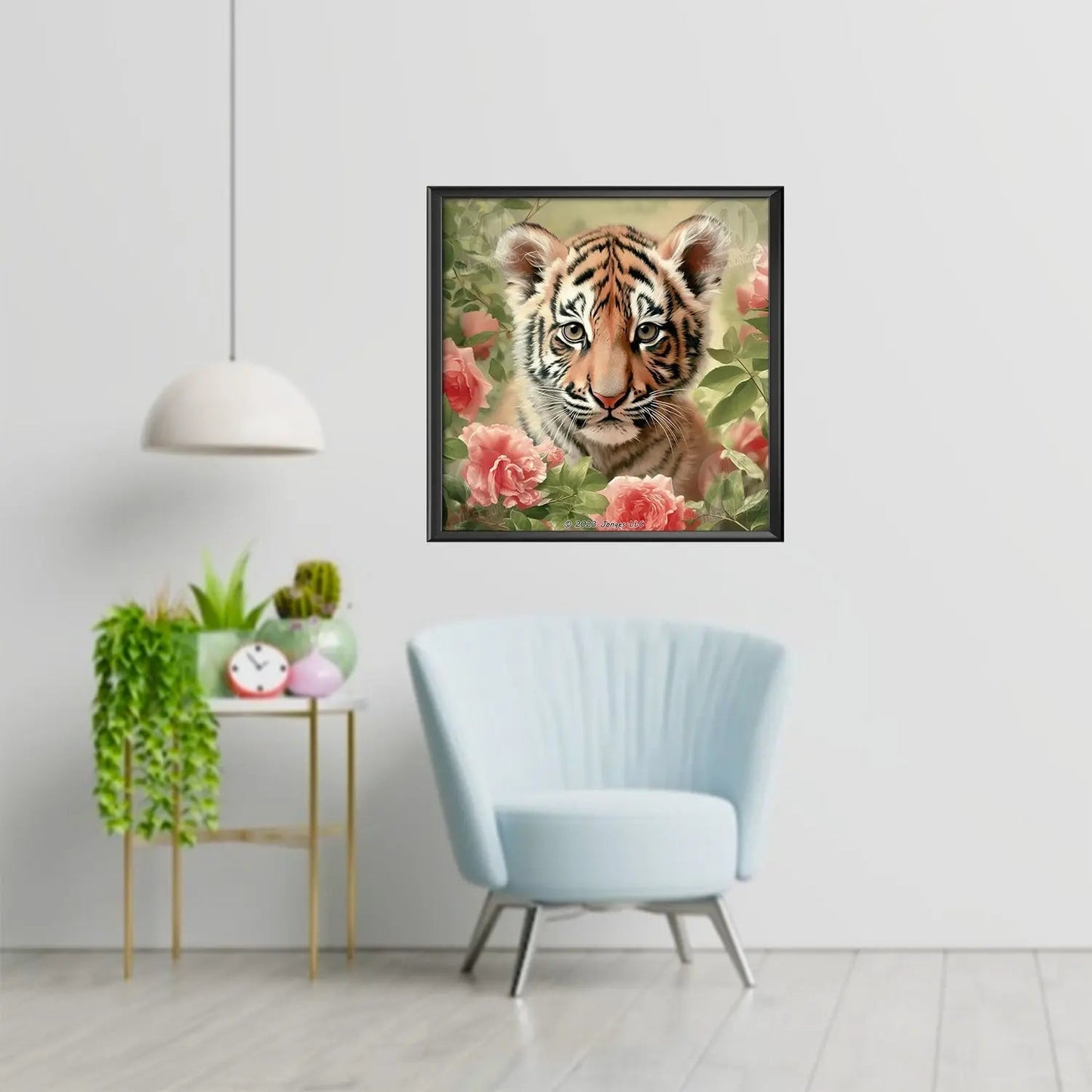 Cub in Bloom - Full Drill Diamond Painting Kit - YLJ Art Shop - YLJ Art Shop