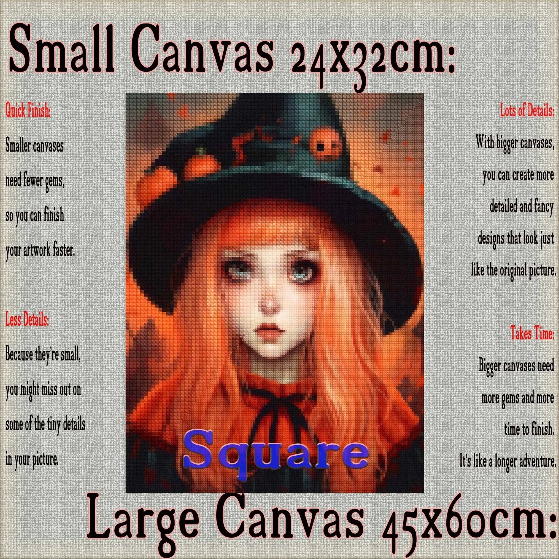 Cute Cauldron - Halloween Diamond Painting Kit - YLJ Art Shop - YLJ Art Shop