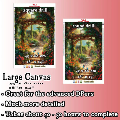 Enchanted Blooms - Landscape Diamond Painting Kit - YLJ Art Shop - YLJ Art Shop