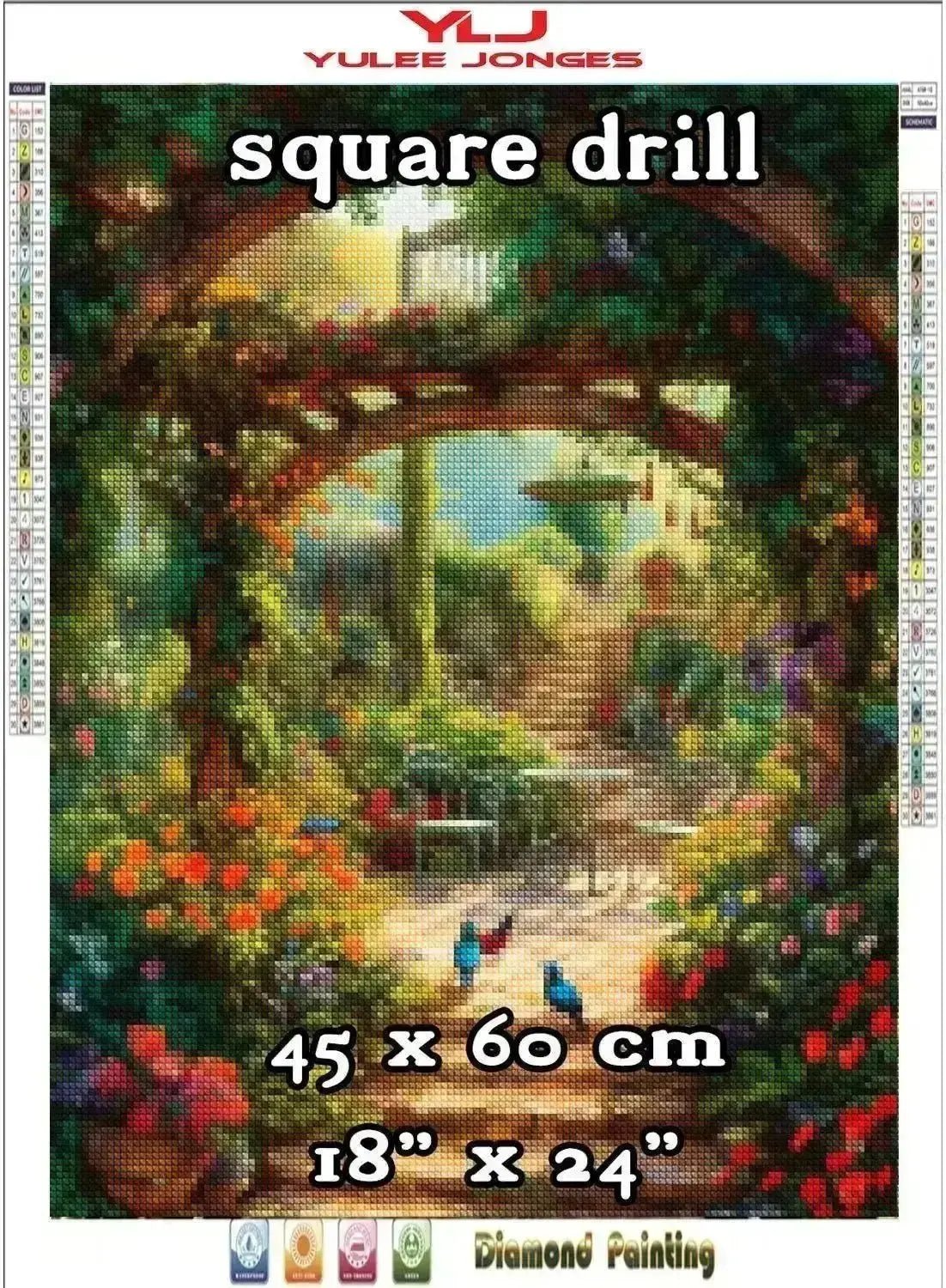 Enchanted Blooms - Landscape Diamond Painting Kit - YLJ Art Shop - YLJ Art Shop