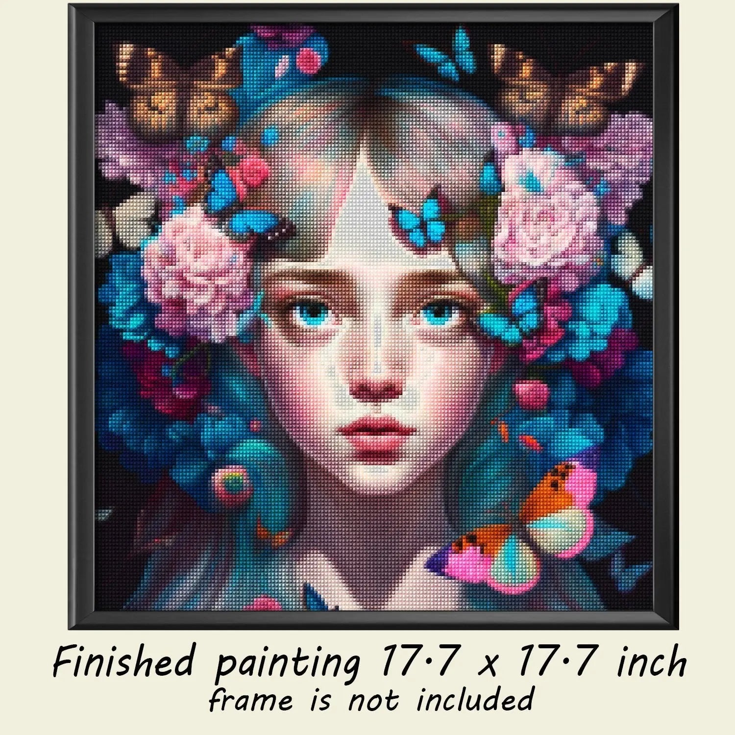 Enchanting Butterfly Girl - Portrait Diamond Painting Kit - YLJ Art Shop - YLJ Art Shop