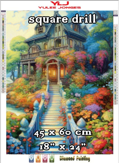 Ethereal Blossoms - Landscape Diamond Painting Kit - YLJ Art Shop - YLJ Art Shop