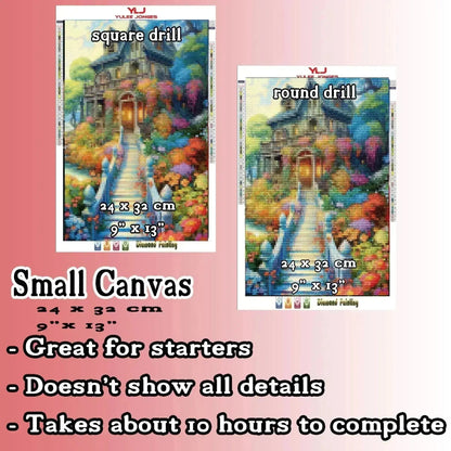 Ethereal Blossoms - Landscape Diamond Painting Kit - YLJ Art Shop - YLJ Art Shop