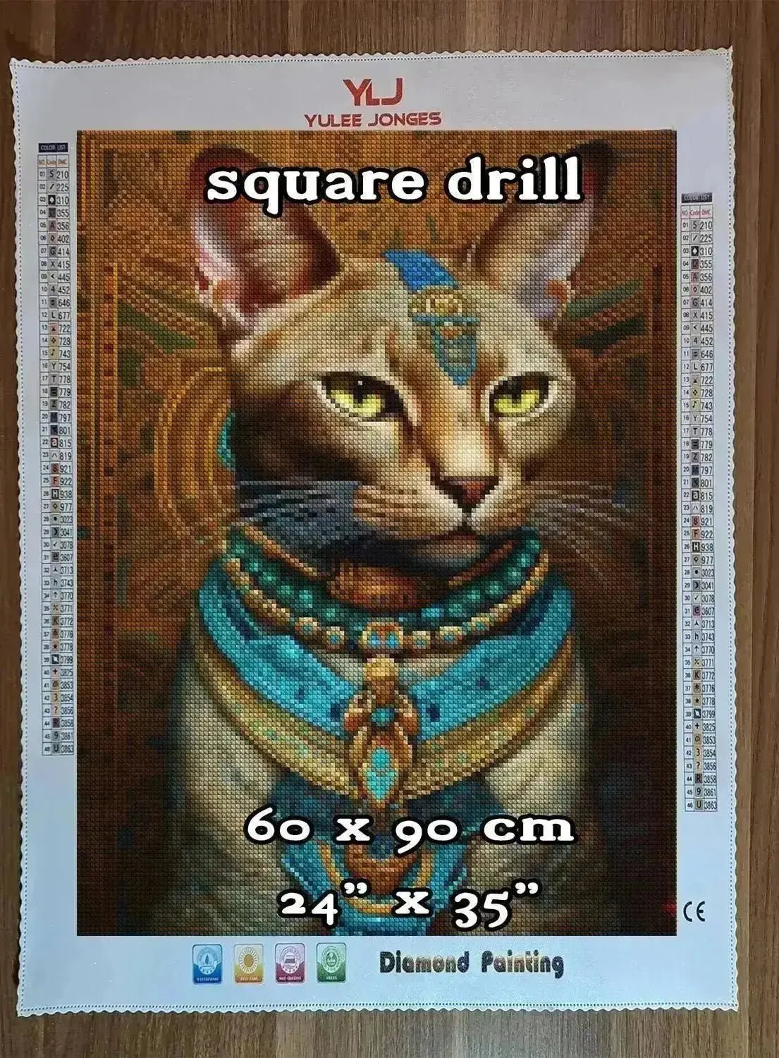 Golden Sphinx - Egyptian Cat Diamond Painting Kit - YLJ Art Shop - YLJ Art Shop