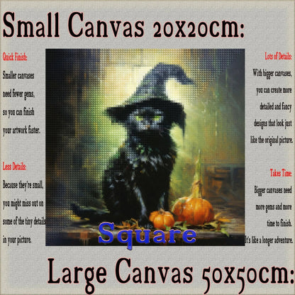 Haunted Paws - Halloween Diamond Painting Kit - YLJ Art Shop - YLJ Art Shop